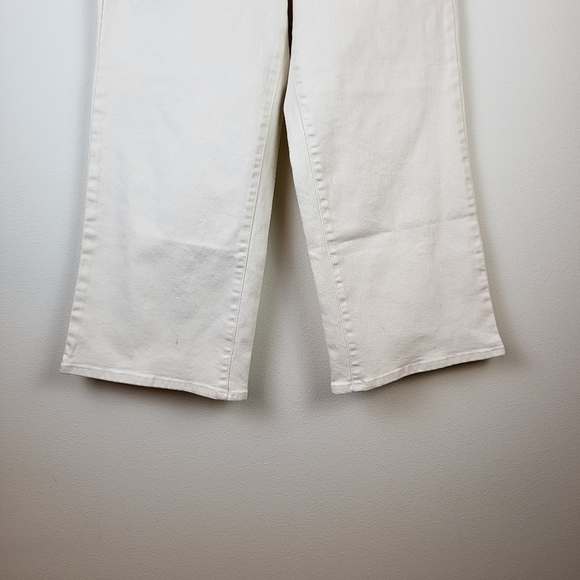 Boston proper off white Cropped straight leg jeans Size 30 - Picture 2 of 9